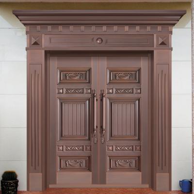 China Anti-Theft Main Gate India Design Double Open Door for sale