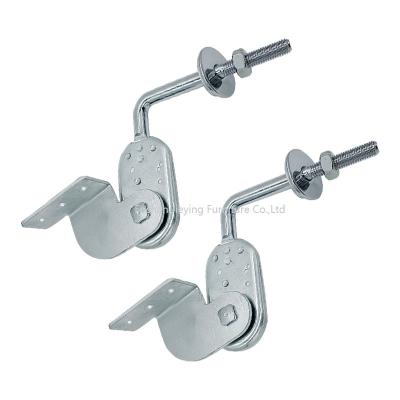 China JIEYING Modern Sofa Fittings Mechanism Click Clack /Adjustable Sofa Headrest Hinge for sale