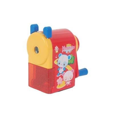 China Red Cute Animal Hand Sharpner Professional Pencil Sharpener Kawaii OEM Printing for sale