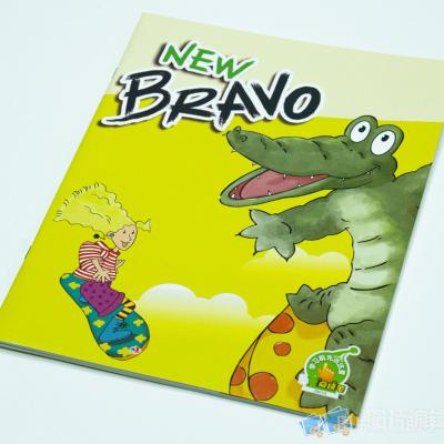 China paper & Cheap Coloring Cardboard Textbook Book Printing Service Children Kids In China Sticker Custom Saddle Stitch Edition Educational College for sale