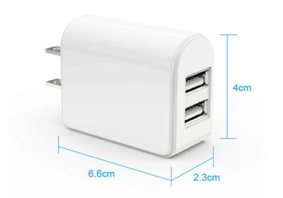 China mini dual usb travel charger 5V 1A 2.1a usa plug for sale