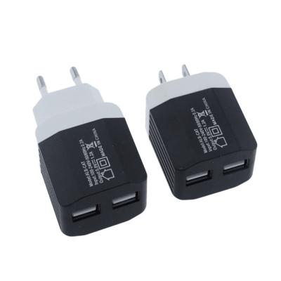 China 5V 1.2A dual usb charger cheaper price stock cheaper charger  free sample power adapter for sale