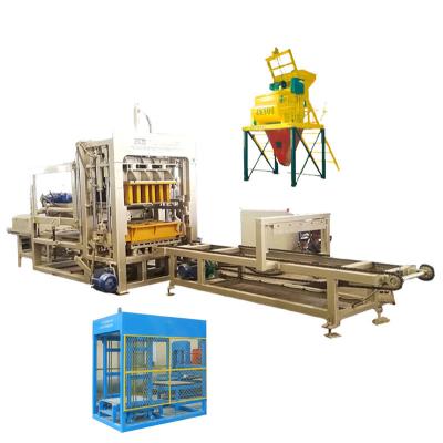 China Machinery Repair Shops Brick Making Machines QTY6-15 Fully Automatic Block Making Machine 15 Min Change Mold Easy Operation for sale