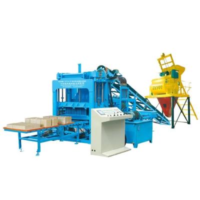 China Hydraulic Automatic Brick Making Machinery Hydraulic Brick Making Machine QTY4-15 Fully Automatic Concrete Block Making Machine for sale