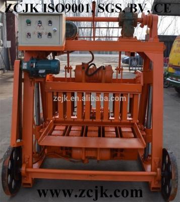 China Construction worksÂ   ZCJK QM4-45 Price Concrete Block Machine for sale