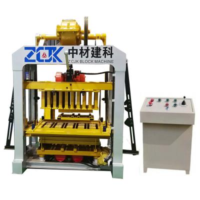 China Building Material Stores Brick Making Machinery Adobe 2021 Hollow Small Manual Operated Machine Building Construction Machine In Kenya, Indonesia for sale