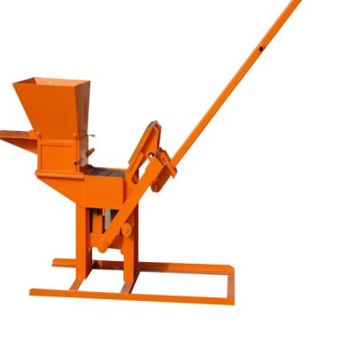 China Hot selling manual clay /mud/earth/cement 2-40 brick making machine eco brava price for sale