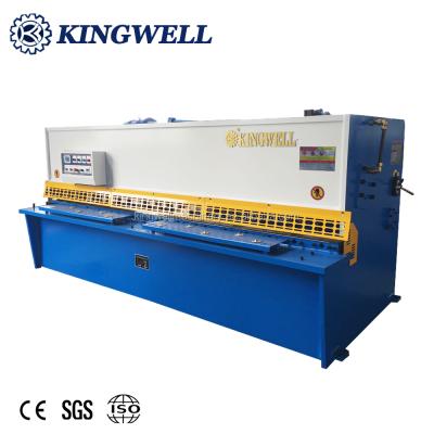 China Industrial Hydraulic Metal Cutting QC12Y-6x3200 ESTUN E21S GOLD Metal Plate Shear Machine for sale