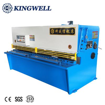 China Industrial Type Guillotine Metal Cutting QC12Y-6X2500 Swing Beam Shear Machine for sale