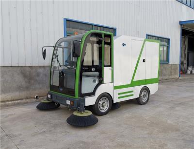 China 240L Hotels Electric Bin Four Wheels Sweeper Cleaning Machine Truck Sweeper for sale