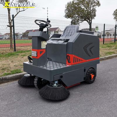 China Hotels 1250mm Floor Sweeper Street Battery Operated Road Sweeper for sale