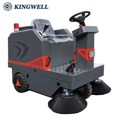 China Hotels Battery Powered Ride On Automatic Floor Sweeper Road Sweeper Cleaning Machine for sale