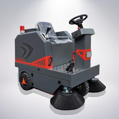 China KW-1200 Hotels Floor Sweeper Electric Road Sweeper Ride-on Sweeper for sale