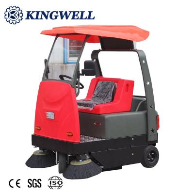 China Hotels New Design Industrial Electric Road Sweeper Floor Sweeper for sale