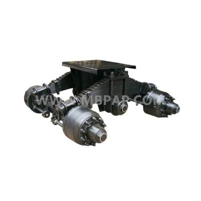 China Super Loading Capacity 24T 28T 32T 25T 30T 35T Bogie Trailer Super Axle Suspension for sale