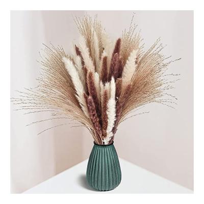 China Natural pampas wedding bouquet dried pampas grass bouquet dried tall pampas bouquet with box for sale