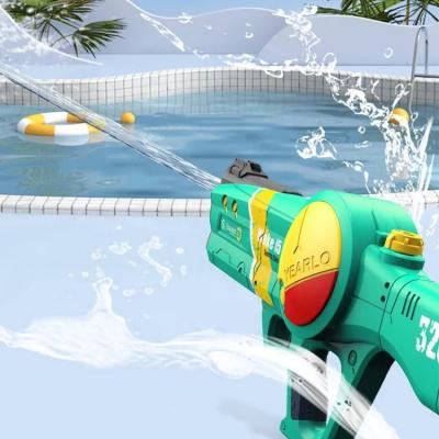 China Electronic Toy Wholesale Summer Outdoor Pool Toy 1200ml Automatic Electric Water Gun Toys Large Volume Splashing Soaker Blaster Water Gun for sale