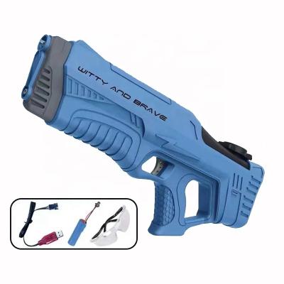 China Electronic Toy Plastic Electric Automatic Big Capacity Water Gun Battery Powered Shooting Squirt Water Gun Toy For Kids Summer Outdoor Game for sale