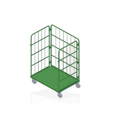 China Labor Saving 4-Wheeled Time And Logistics Cart Pallet Warehouse Shed for sale