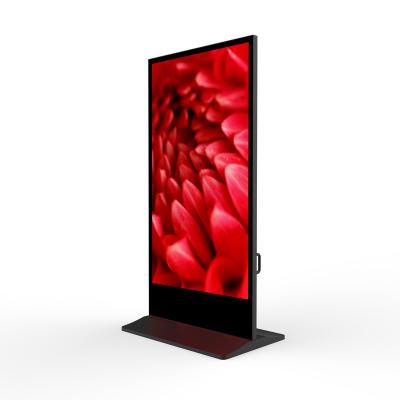 China 75 Inch Large Screen Digital Signage Indoor Outdoor And Display Advertising Touch Totem Floor Stand Type for sale