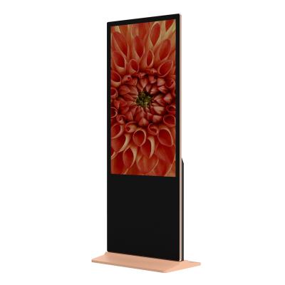 China Bank LCD Floor Stand Smart Digital Signage Self-Service Kiosk With Swipe Card Reader for sale