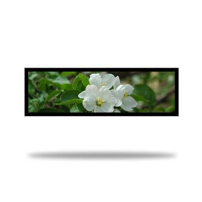 China Indoor Outdoor Digital Stretched Bar LCD Display Ultra Wide Screen For Supermarket Advertising for sale