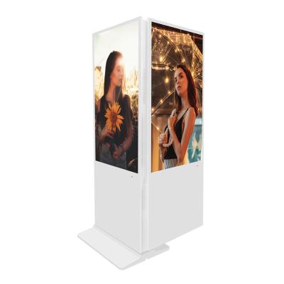 China Buildings Double Sided Double Screen Digital Signage Shows Advertising LCD Display For Shopping Mall for sale