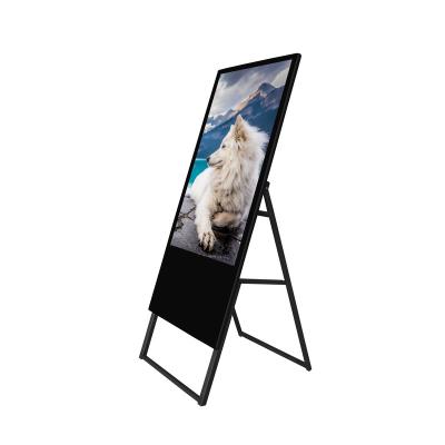 China 55 inch indoor outdoor advertising poster digital radio indoor lcd show new design digital ad tv player for sale