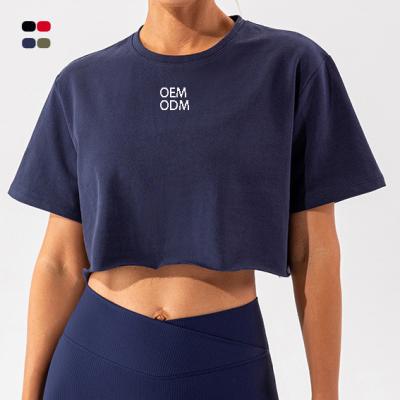 China Low MOQ OEM ODM Antibacterial Fitness Yoga Wear Workout Tops Women Yoga Culture Top 2023 for sale