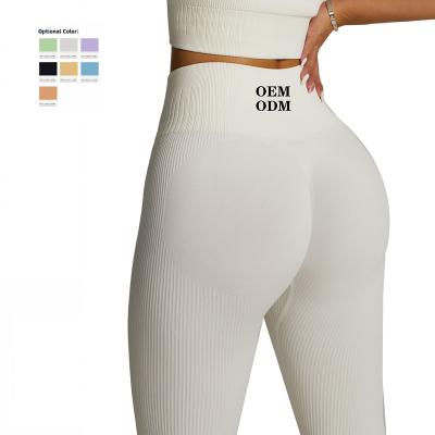 China Wholesale Breathable Sports Fitness Gym Yoga Pants High Waist Butt Tights Gaiters Crac! crack! for sexy women for sale