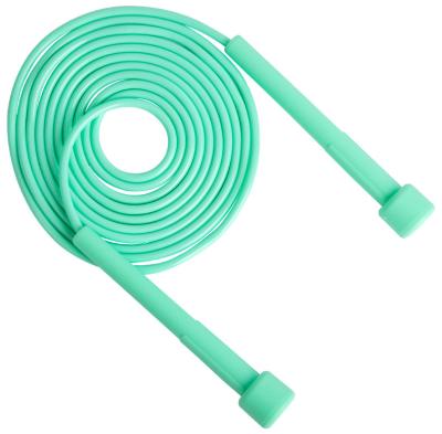 China Custom Gym And School Kids And Fitness PVC Plastic Jumping Jump Rope Adult Small Children Single Handle for sale