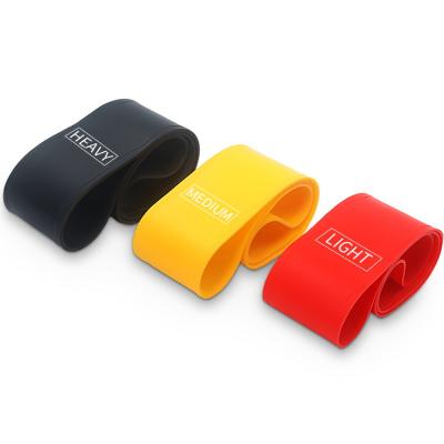 China Wholesaler 3 Pack Hip Resistance Booty Butt Bands Popular Fitness Exercise Training Latex Yoga Resistance Band for sale