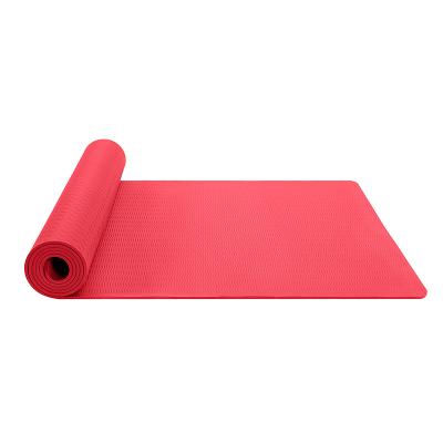 China Non-slip Durable Style Gym Fitness Exercise Yoga Pilates Mat Solid Color Yoga Band Washable Waterproof Mat New for sale