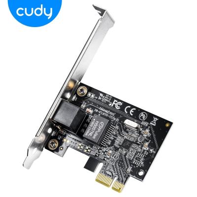 China Cudy 10/100/1000Mbps Gigabit PCIe WiFi AC Desktop Adapter, Compatible with WinXP/7/8/8.1/10 for sale