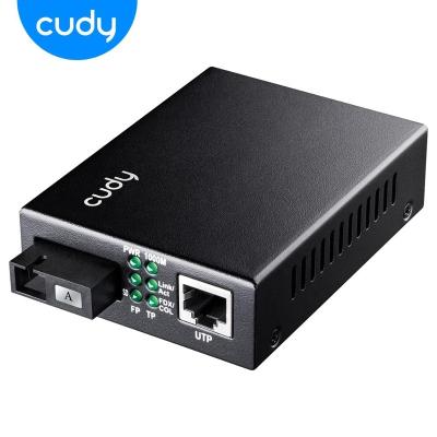 China Cudy Gigabit Ethernet Media Converter MC100GSB-20A MC100GSB20A for sale