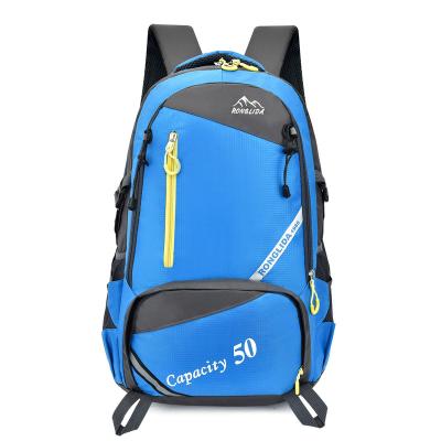 China Waterproof High Quality Hiking Bag Travel Backpacking Large Capacity Sports Hiking Rucksack Kitbag Mountaineering Backpack Camping Bag for sale