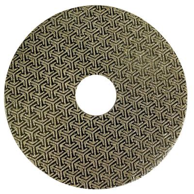 China Wet & Dry Marble Pad 100mm Diameter Polishing Electroplating Polish Pad For Marble for sale