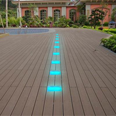 China Warm Outdoor Led ROAD Garden Lights Landscape Lighting Solar Glass Brick Path Stair Outdoor Light for sale