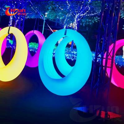 China Interesting Modern Patio Chair LED Garden Park Outdoor Hanging Swing With Good Quality for sale