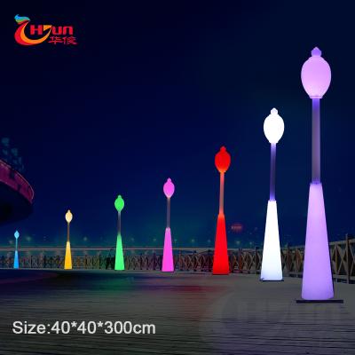 China Commercial furniture waterproof led pillar for outdoor garden lighting party wedding lighting led pillar for sale