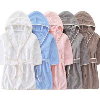 China LOGO cotton100% terry robes bath towel kids bathrobe hood bathrobe luxury children's wholesale luxury customized home QUICK DRY TERRY ROBES for sale