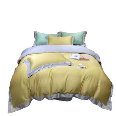 China 120 S Double Embroidery Four-Piece Set Anti-Static High Grade Bedclothes for sale