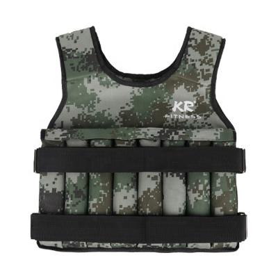 China Functional Oxford Gym Fitness Strength Training 20kg Weight Adjustable Vest for sale