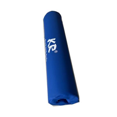 China Soft Fabric+EVA Foam Custom Design PVC Weightlifting Barbell Crash Pad for sale