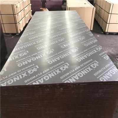 China Formwork 18mm Film Faced Plywood Poplar Construction Plywood Brown Film Faced Film Faced Plywood for sale