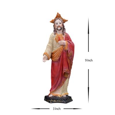 China Europe Arts and Crafts Fish Statues Virgin Mary Catholic Statues Jesus Portrait Religious Home Decor for sale