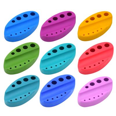 China Silicone Tattoo Dye Holder Pen Holder Tattoo Instrument Holder Cup Tray Silica Gel Dye Cup Stander Available In Multiple Colors for sale