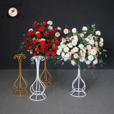 China ANNIELU Durable Hot Sale Cheap Wedding Table Centerpiece Wedding Party Event Decoration Flower Stand for sale