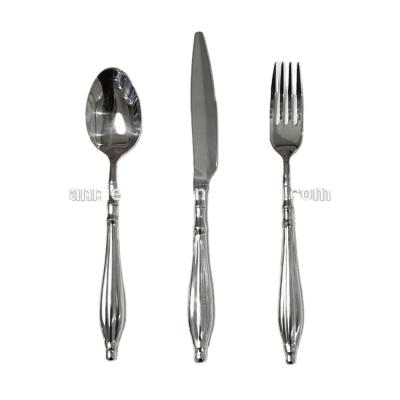 China Stainless steel knife and fork and spoon viable for wedding event and home for sale