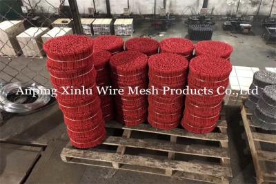 Cina Double Loop Tie Wire - Rosso - 500pcs per pacchetto, Galvanizzato Loop Tie Wire per Supermercato Family Courtyard Recinzione Legatura in vendita